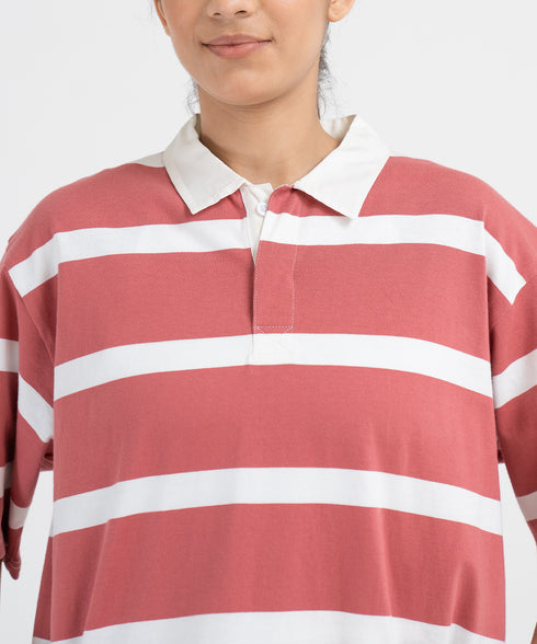 Women's Oversized Rugby Shirt