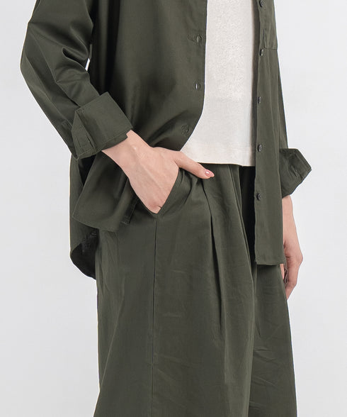 Women's Twill Button Down Shirt