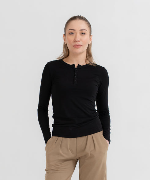 Women's Lyocell Henley