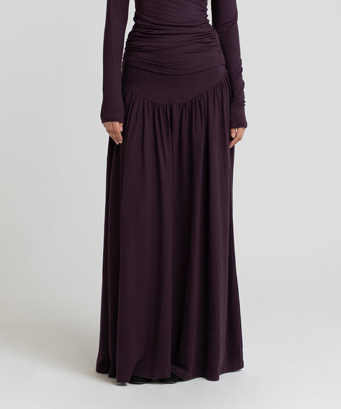 Women's Draped Skirt Set