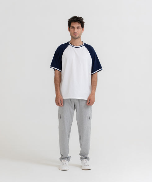 Men's Contrast Oversized Tee