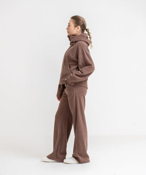 Women's Towel Terry Cropped Hoodie