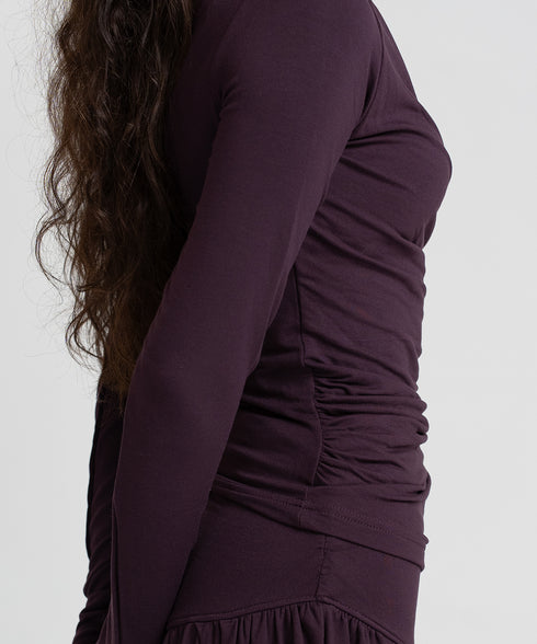 Women's Draped Skirt Set