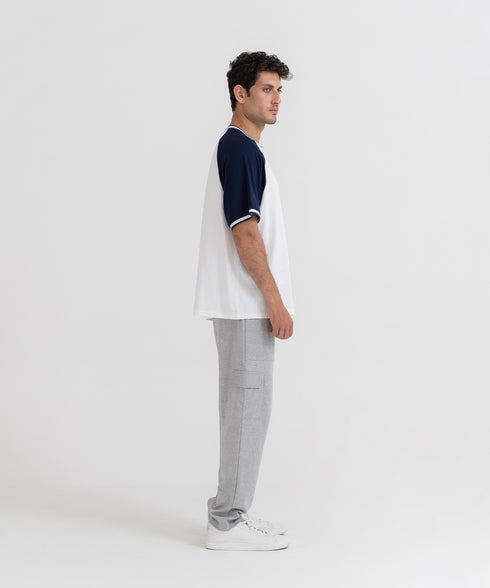 Men's Contrast Oversized Tee