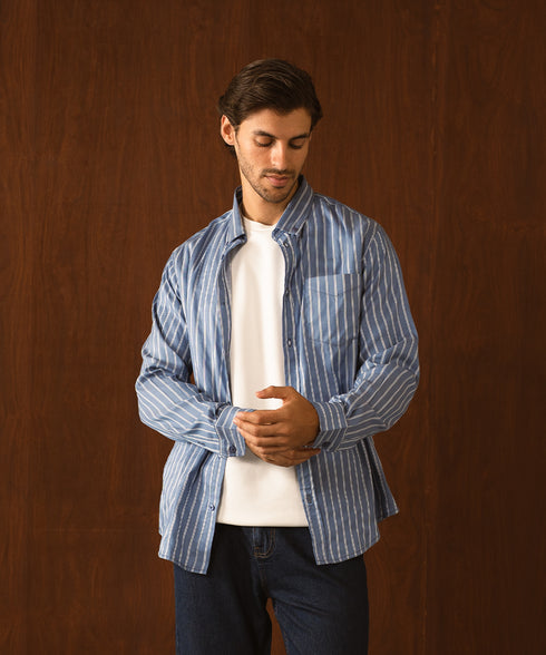 Men's Basic Striped Shirt