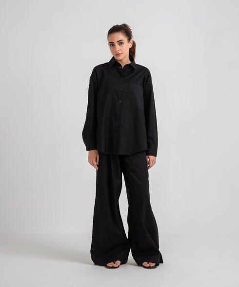 Women's Twill Button Down Shirt