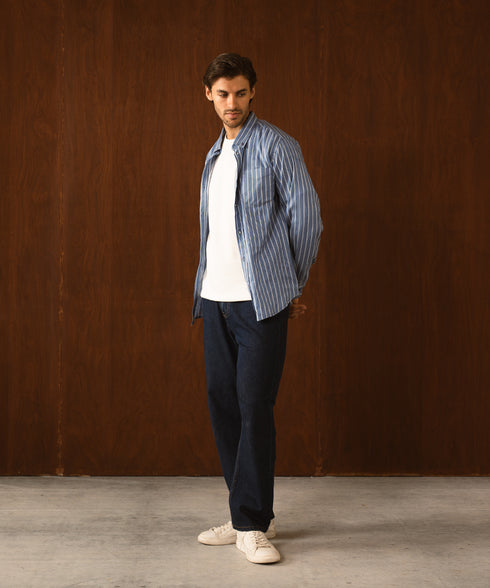 Men's Basic Striped Shirt