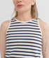 Women's Striped Cropped Tank Top