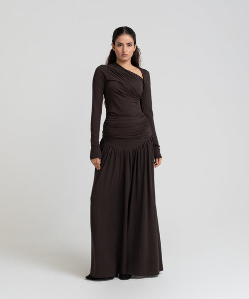 Women's Draped Skirt Set
