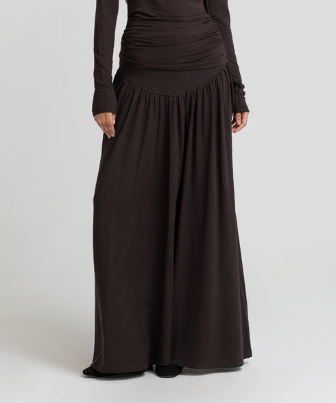 Women's Draped Skirt Set