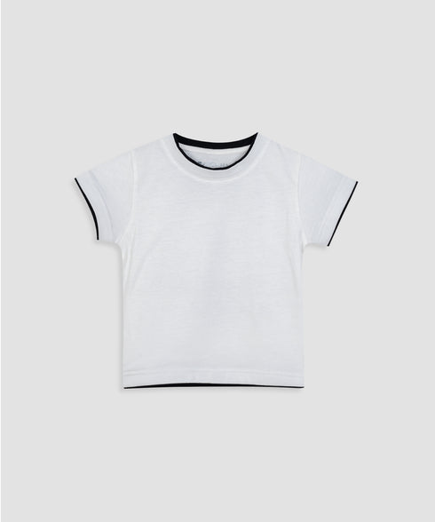 Boys' Contrast Graphic Tee