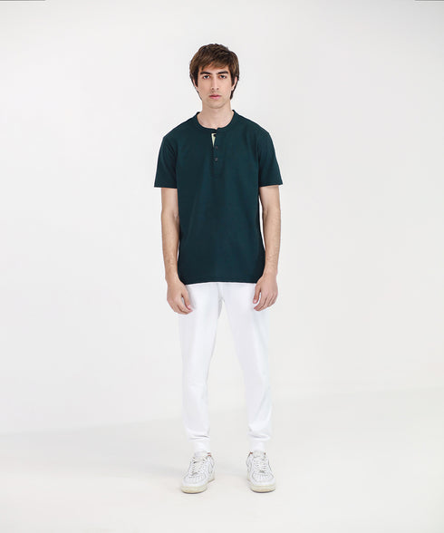 Men's Slub Henley Tee