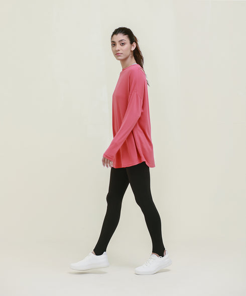 Women's B-Fit Cross Hollow Back Tee