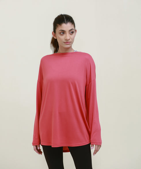 Women's B-Fit Cross Hollow Back Tee