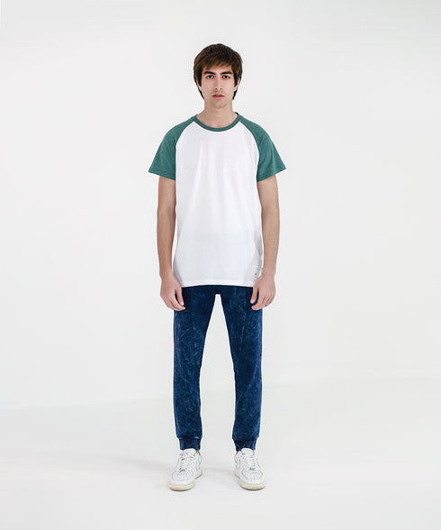 Men's Melange Raglan Tee