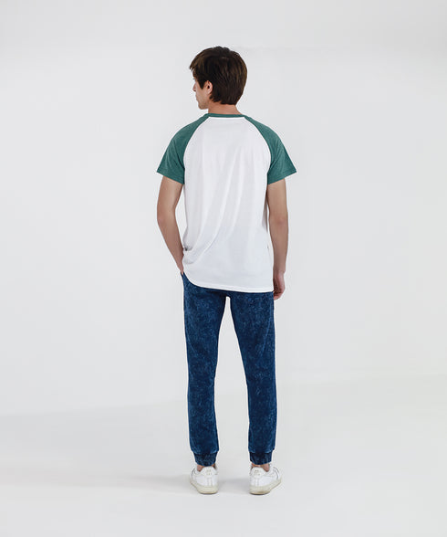 Men's Melange Raglan Tee