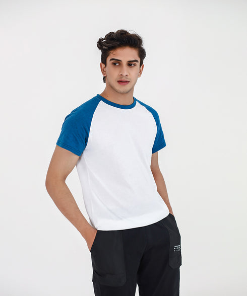 Men's Melange Raglan Tee