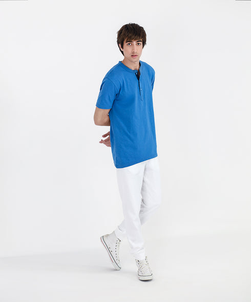 Men's Slub Henley Tee