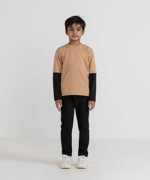 Boys' B-Fit Double Sleeve Tee