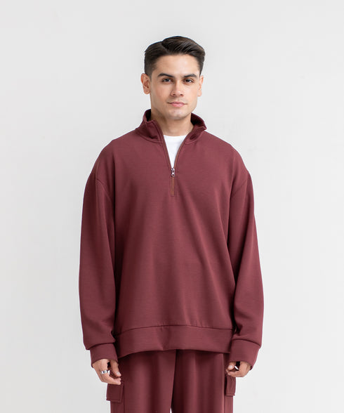 Men's LuxeStretch Half Zip Sweatshirt