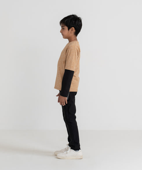 Boys' B-Fit Double Sleeve Tee