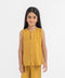 Girls' Linen Button Down shirt