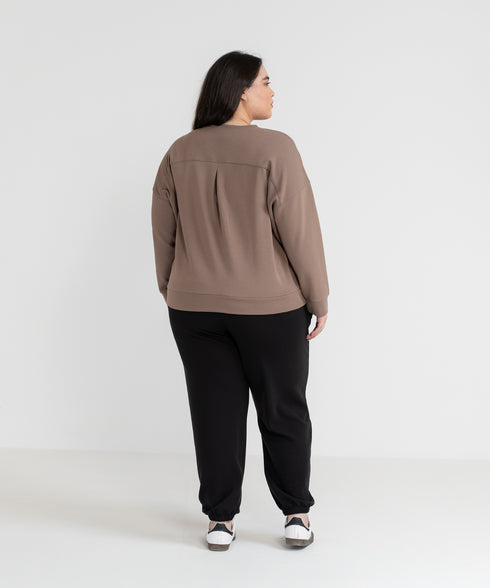 Women's Plus LuxeStretch Sweatshirt