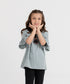 Girls' Ruffle Sleeve Cropped Tee