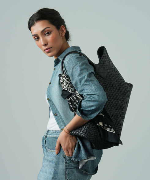 Women's Denim Terry Shirt