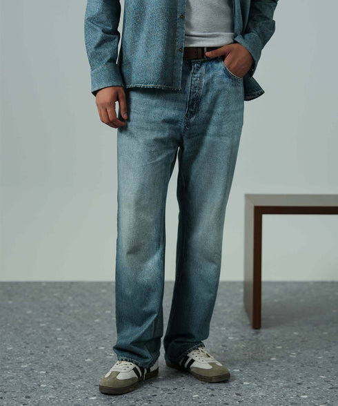 Men's Denim Terry Pants