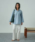 Women's Linen Half Placket Shirt