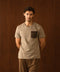Men's Contrast Pocket Tee