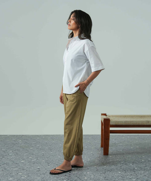 Women's Pleated Joggers