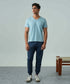 Men's Melange Raw Edges Tee