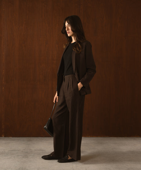 Women's Linen Tailored Pants