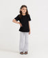 Girls' Rib Lace Tee