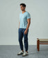 Men's Melange Raw Edges Tee