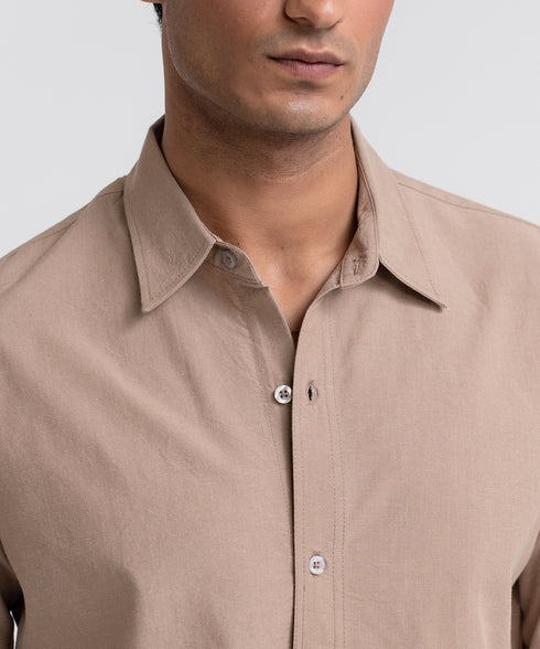 Men's Viscose Button Down Shirt