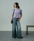 Women's Gathered Sleeve Top