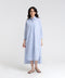 Women's Striped Pocket Shirt Dress