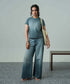 Women's Denim Terry Tee