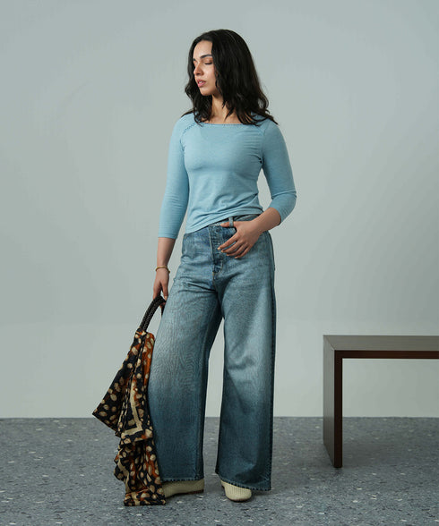 Women's Melange Lace Tee