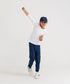 Kids' Basic Long Sleeve V-Neck Tee