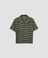 Boys' Waffle Striped Shirt
