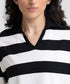 Women's Striped Long Sleeve Polo
