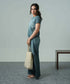 Women's Denim Terry Tee