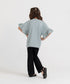 Girls' Ruffle Sleeve Cropped Tee