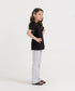 Girls' Rib Lace Tee