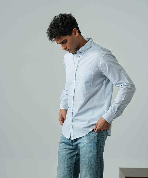 Men's Basic Striped Shirt