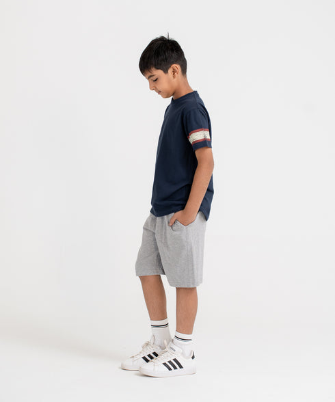 Boys' Pique Striped Tee